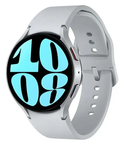Smartwatch Galaxy Watch6 Bt 44mm Prata Samsung Desenho da pulseira Liso