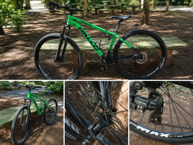 Bike Aro 29 Gallo ProG com câmbio shimano e cubo de rolamento nitrus adicionado.