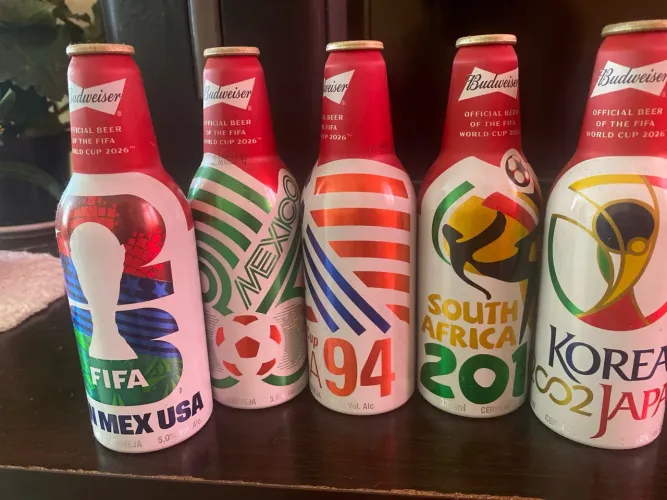 Garrafinha personalizada da copa do mundo