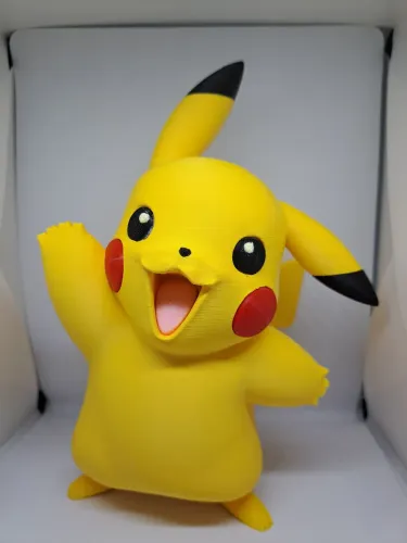 Boneco Decorativo 3D Inspirado no Pikachu