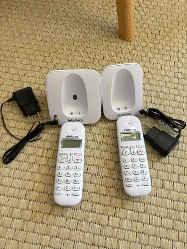 Telefone sem fio Intelbras com extensão 