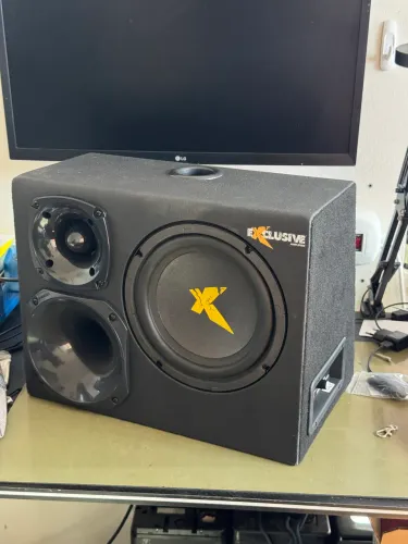 Caixa Amplificada Trio Subwoofer Driver Tweeter