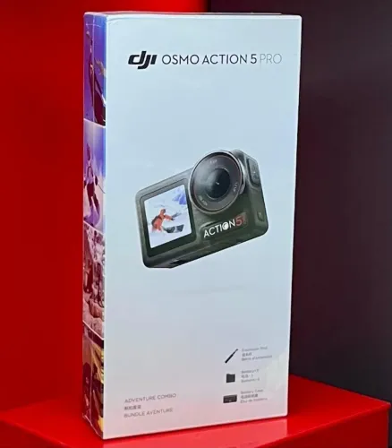 DJI Camera Osmo Action 5 Pro - Adventure Combo - Produto Lacrado com Garantia.