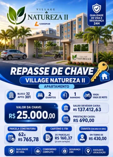 Repasse de chave Natureza 2