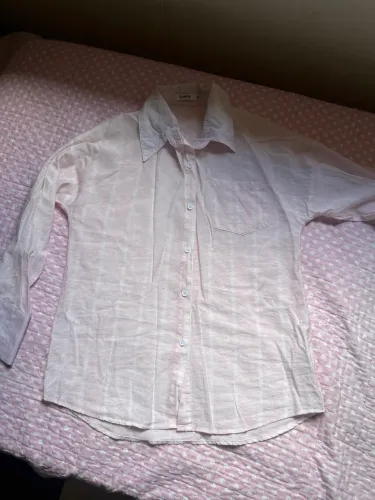 Blusa rosinha botão (P/M)