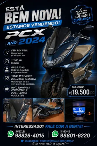 Moto Nova nada pra fazer