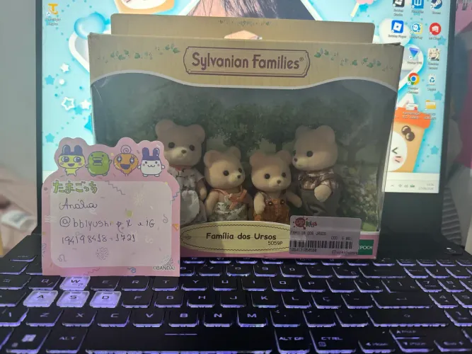 Familia dos ursos - sylvanian families