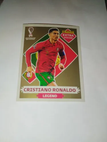 Extra sticker Cristiano Ronaldo ouro 2022