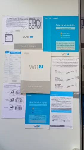 Manuais e guias originais Nintendo Wii