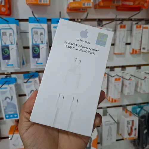 Carregador iphone tipo C para tipo C 35w ip 15 ao 17 - entrega em slz e região