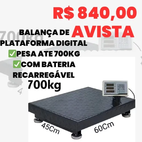 Balança de plataforma 700kg