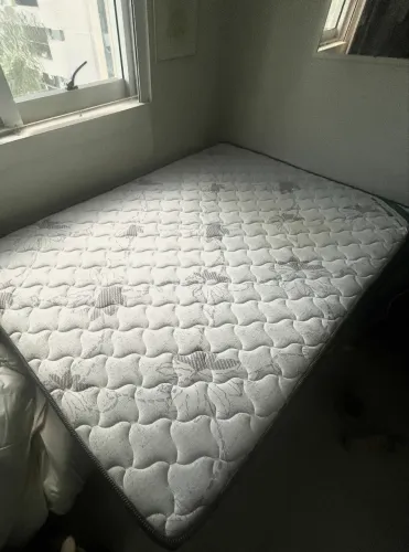 Cama Box Casal Ortobom Master Superpocket + Base Sommier - Ótimo Estado