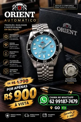 Relógio orient automático
