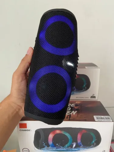 Caixa de Som Bluetooth Charge 5 Led RGB