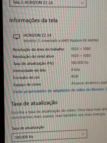 MONITOR 24 polegadas 100Hz