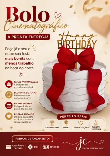 Bolo cinematográfico (fake)