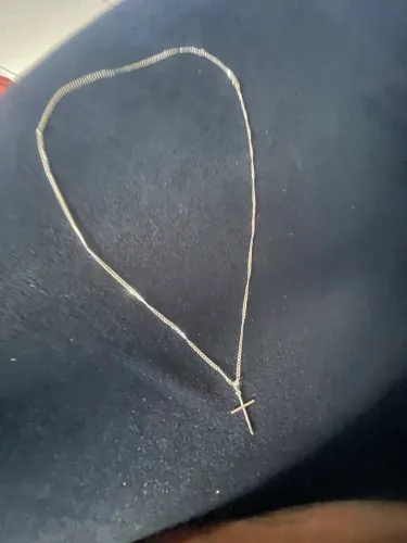Cordão prata top de linha novo