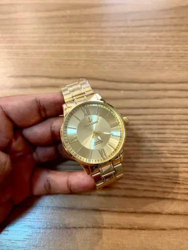 Relógio Masculino Pallyjane M46 Aço À Prova d?Água Elegante