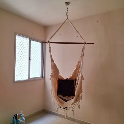 Cadeira suspensa + base fixadora