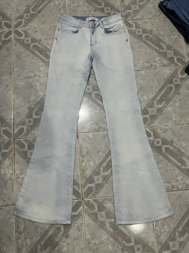 Calça flare jeans 38