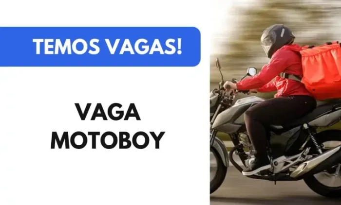 Vaga pra entregador Delivery