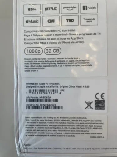 Aplle TV HD 32g/ 1080p