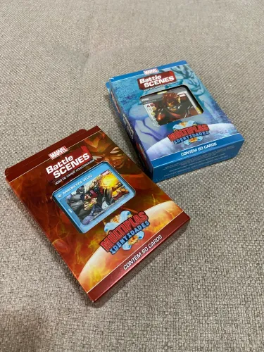 Deck Cartas TCG Marvel Battle Scenes Identidades Múltiplas