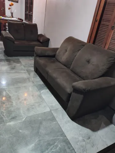 Conjunto de sofá 2 e 3 lugares