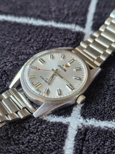 Relógio Enicar Ocean Pearl - Corda Manual Vintage Suíço