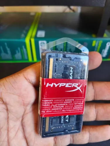 Memória RAM 16GB DDR4 3200MHz HyperX Impact SODIMM - Nova, Lacrada, Sem Uso!