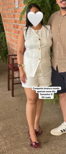 Conjunto alfaiataria branco