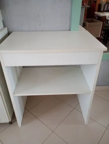 Balcão de cozinha branco MDF 