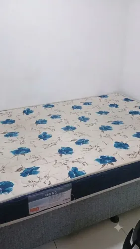 Cama Casal Box (Base e Colchão)