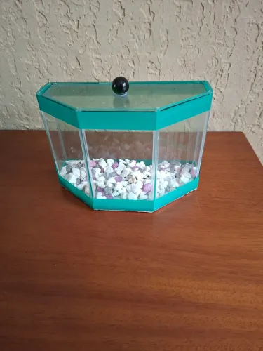 Aquario pequeno rm vidro para peixe Betta