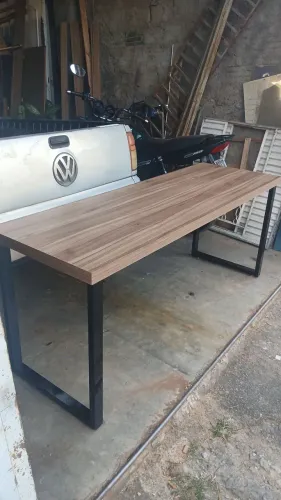 Mesa industrial em mdf 1,80 metros preço só quarta