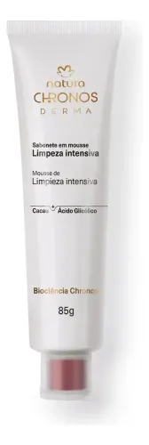 Sabonete em Mousse Limpeza Intensiva Natura Chronos Derma 85g