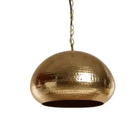 Luminária pendente dourada