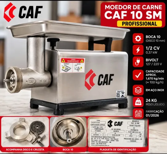 Moedor boca 10 CAF