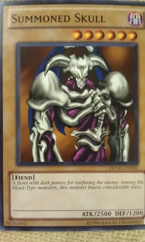 Yugioh!!! Summoned Skull Dem1-pt001 Common - Demo Pack