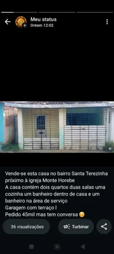 Vendo esta casa ou troco