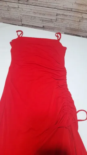 Vendo vestido longo vermelho YOU COM seminovo Tam P