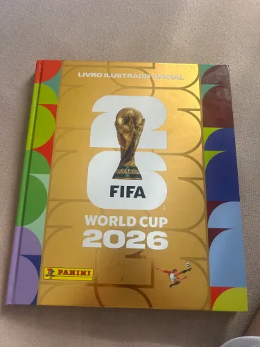 Álbum completo dourado Copa 2026