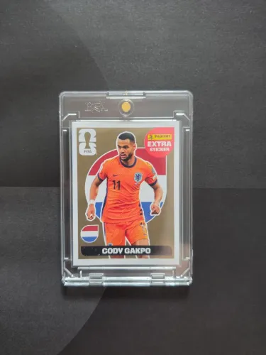 Figurinhas Legend Extra Sticker Cody Gakpo Ouro e Lilás 