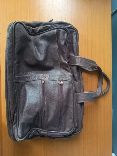 Maleta/bolsa de couro