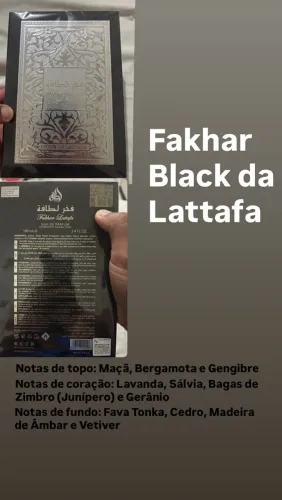 Perfume Lattafa fakhar pride black
