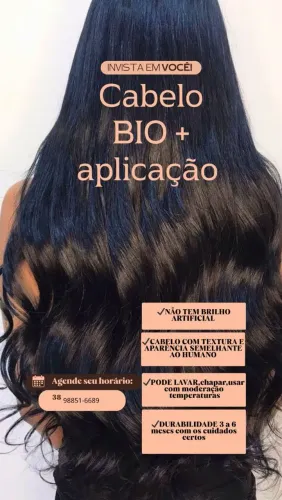 APLICAÇÃO DE CABELOS BIO
