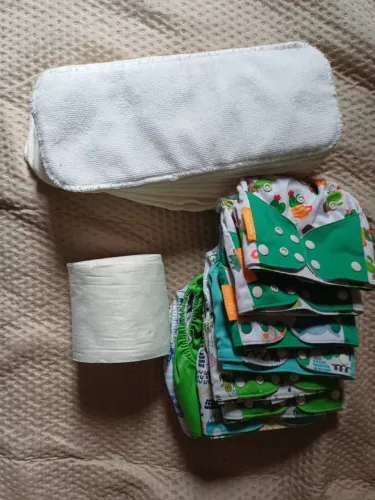 Kit 10 fraldas Ecológicas Happy Flute + 13 Abs microfibra + 1 Liner