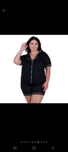 Pijama americano plus size 