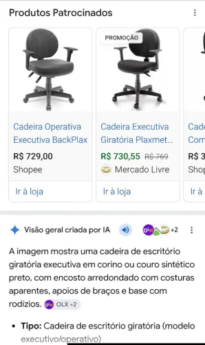 Cadeira de escritório executiva