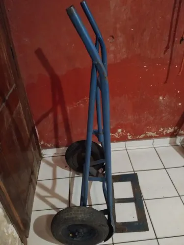 Carrinho de carga e descarga, rodas com rolamento
